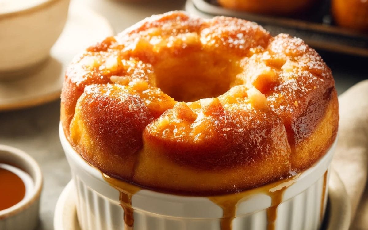 Air Fryer Donut Bread Pudding