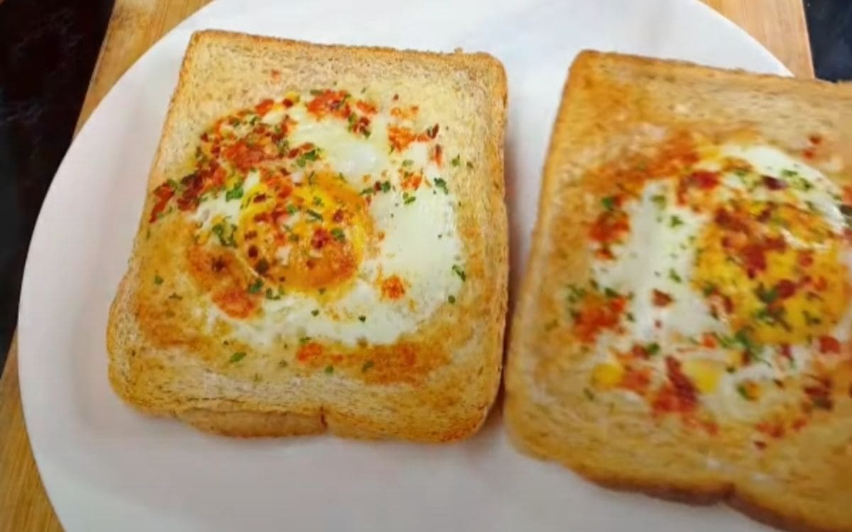 Air Fryer Egg Toast