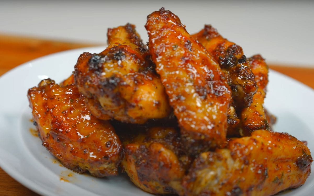 Air Fryer Honey Orange Pepper Wings