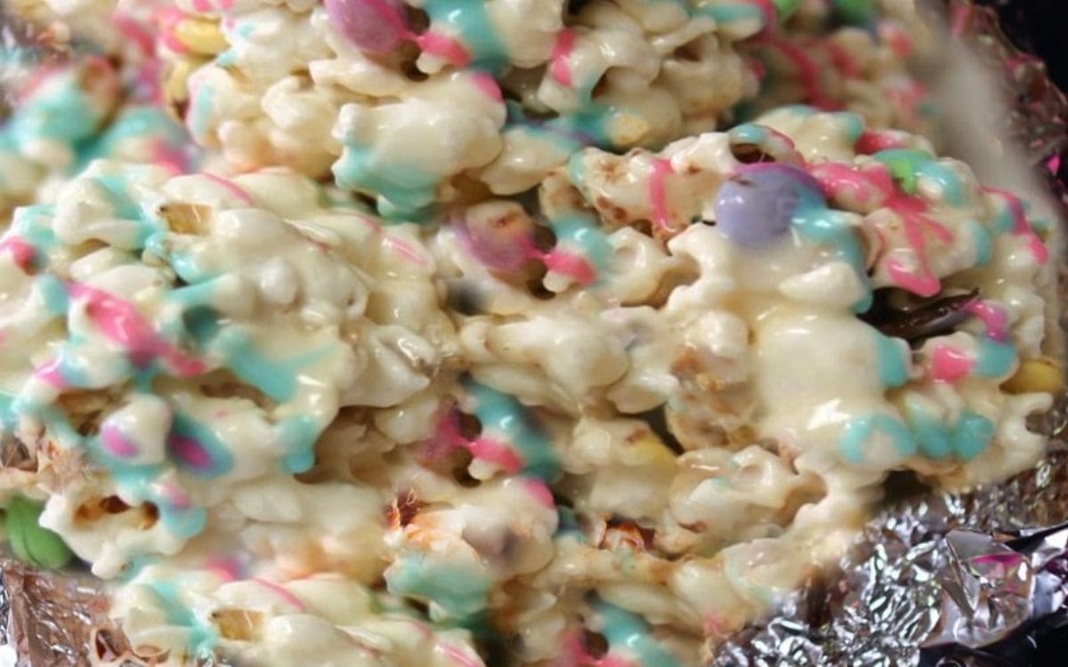 Air Fryer Marshmallow Popcorn