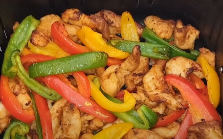 Air Fryer Chicken Breast with Peppers: Easy and Quick