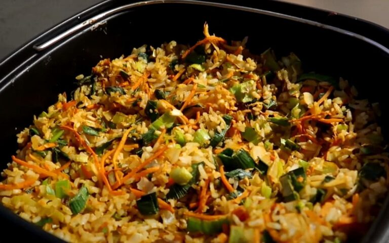 Air Fryer Fried Rice with Vegetables: Ready in 20 Minutes