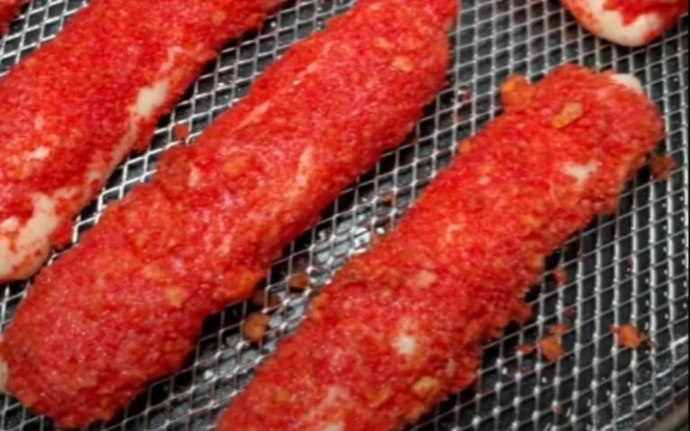 Air Fryer Hot Cheetos Mozzarella Sticks: Ready in 25 Minutes