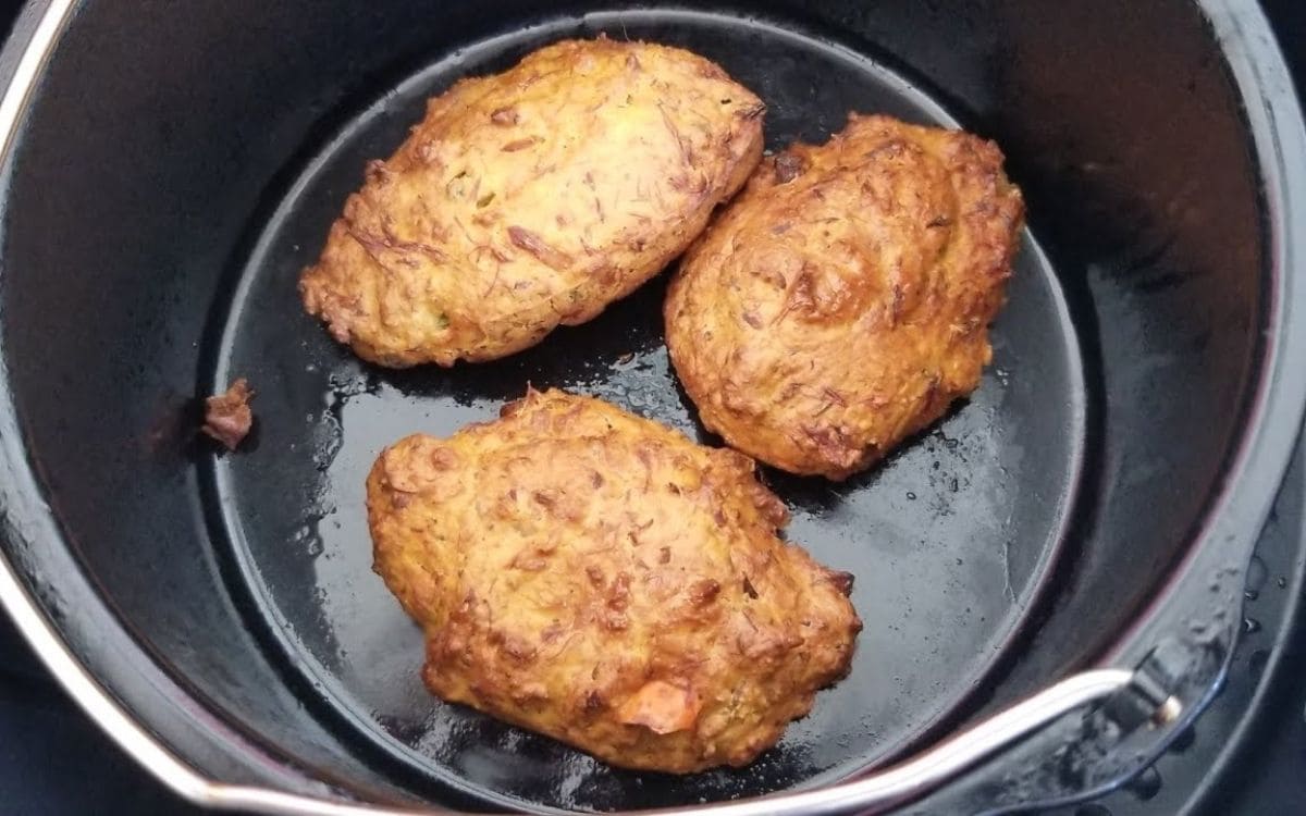 Air Fryer Jamaican Cod Fritters