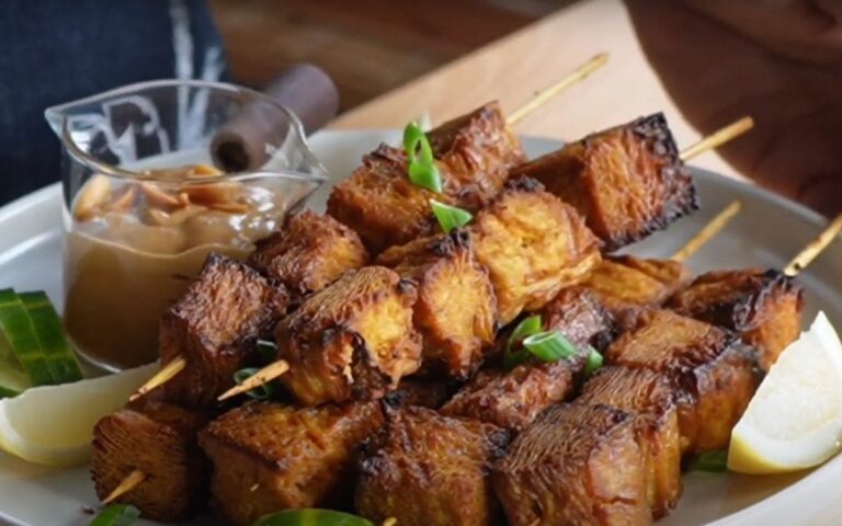 Air Fryer Vegan Tofu Satay: Ready in 25 Minutes